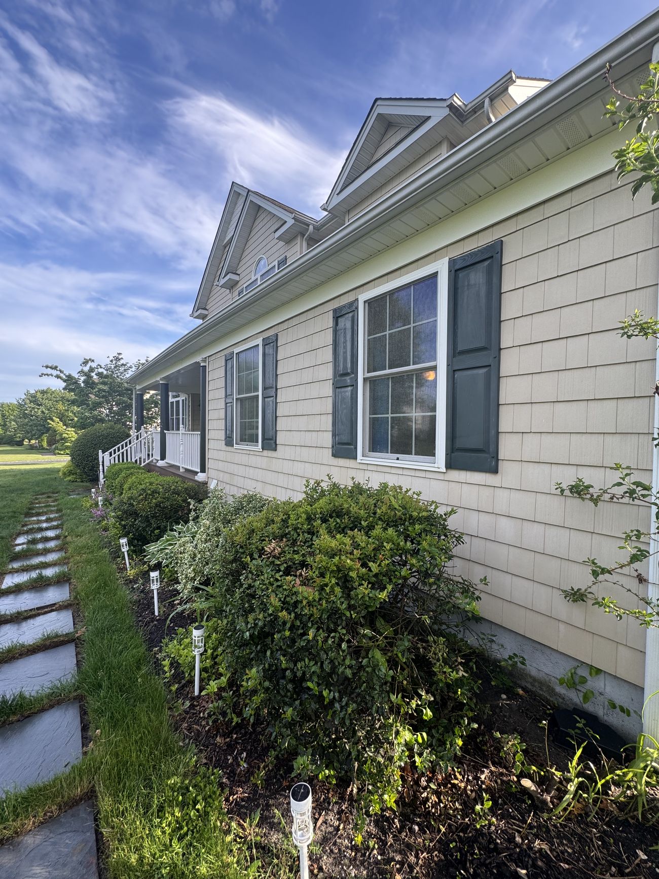 Large two-story home freshly cleaned
