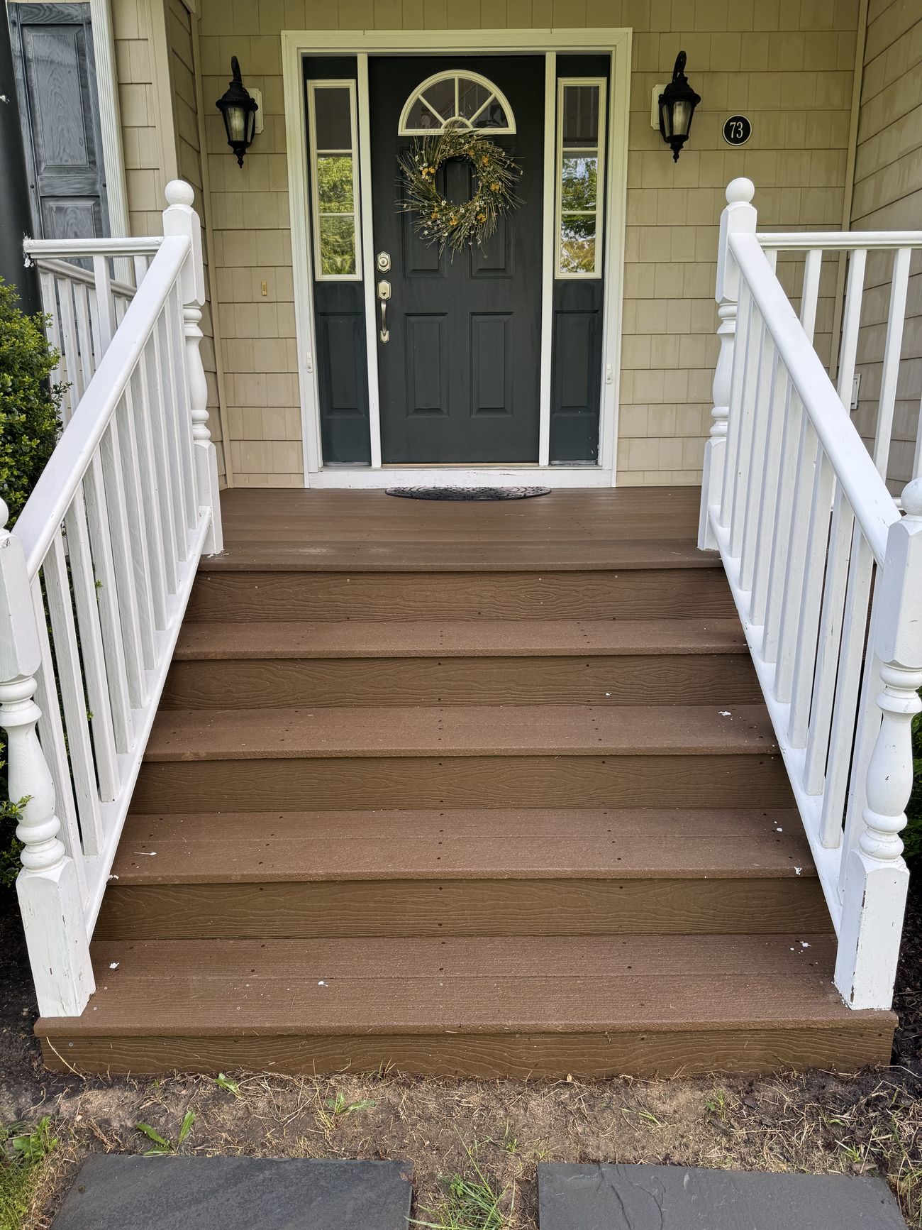 Front porch railing detail