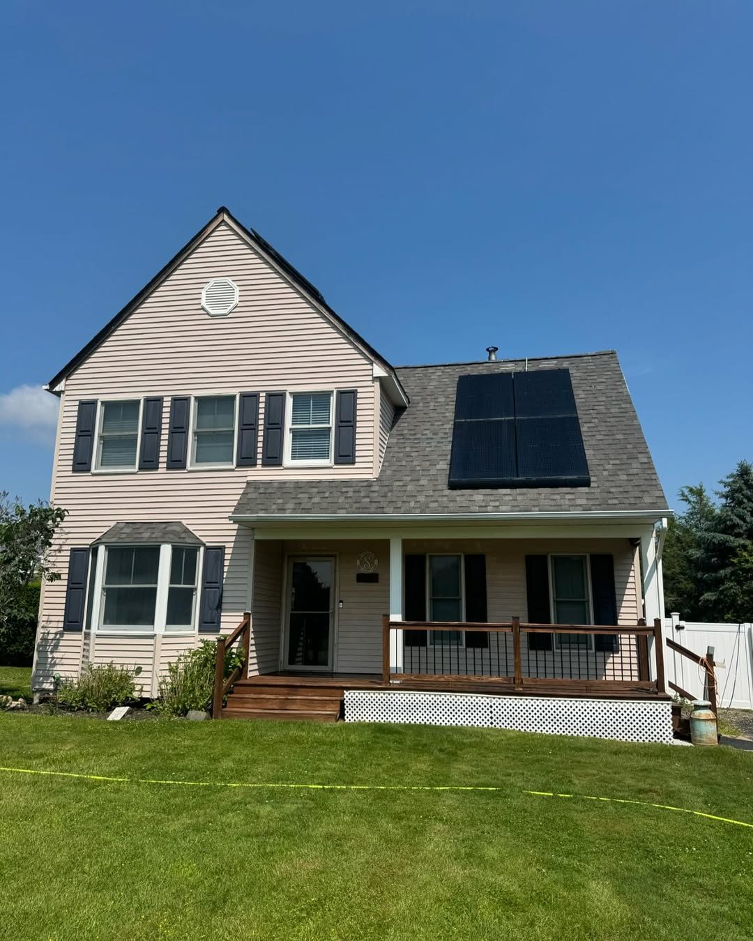 Restored colonial home exterior